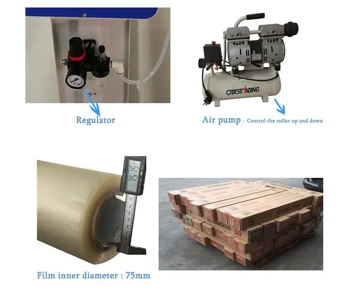 Audley 1700l3 High Speed 63'' Industrial Film Manual Cold Roll And