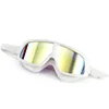Professional Swimming Goggles, No Leaking Adjustable Fit Anti-Fog Waterproof UV Protection Wide View Swim Goggles
