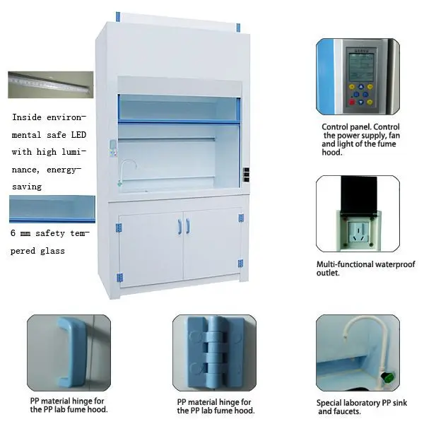 Laboratory Ventilation System/all Steel Lab Fume Hood/laboratory Fume