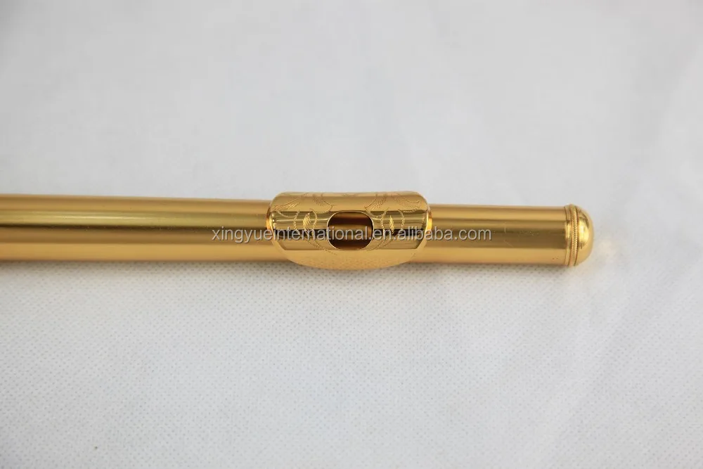 Gold Plated Flute Good Quality High Grade Musical Instruments Buy Flute,16 Holes Flute Product