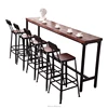 Wholesale Industrial bar furniture wrought iron high tables and bar stools
