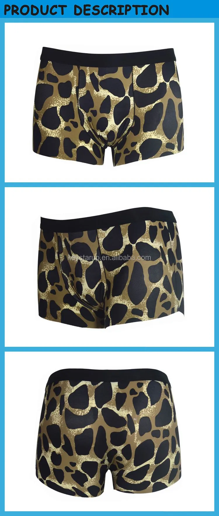 Mans Ripstop Waterproof Fabric Nylon Basic Body Fit Underwear Boxer