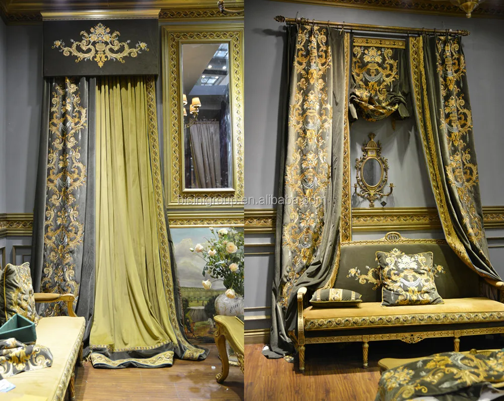 French Thickening Dutch Flannel Villa Curtain Brand Highgrade New