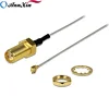 Low Price MHF2 UFL SMA Crimp Jack Bulkhead 0.81mm Gray Cable 200mm Long