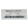Holes Commercial Metal Printing Bar Code Label