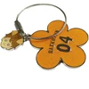 Custom Metal Keychain With Glitter Color And Small Charm Tag