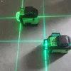 European 12lines 3D 3x360-degree Highlight full arrange Green color beams laser level dustproof waterproof shockproof