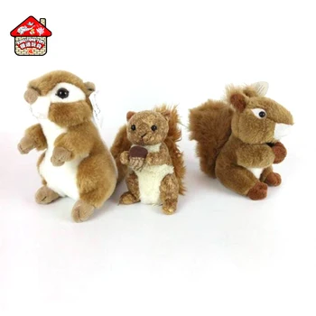 red squirrel soft toy