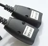 USB 2.0 to RJ45 Lan Extension Extender Adapter Over Cat5/Cat5e /Cat6 Cable Color Black
