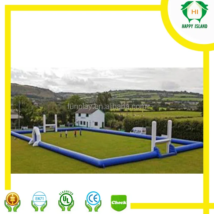 Giant Inflatable Soccer Field /inflatable Water Soccer/inflatable