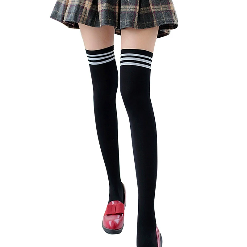 Wholesale Stripe Design Black Silk Japanese Uniform Girls School ...