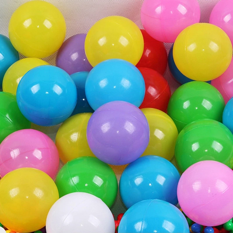 100pcs Colorful Ball Soft Plastic Ocean Ball Funny Baby Kid Swim Pit