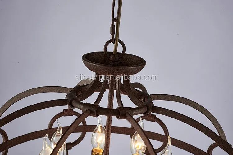 Turkish vintage industrial camino round drum circular lantern led pendant light chandelier for living room