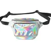 Women Holographic Fanny Pack Shopping Waist Bag Woman Bum Bag Running Hiking Hip Pack