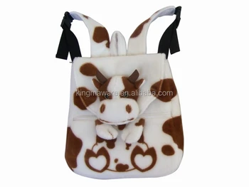 cow plush bag