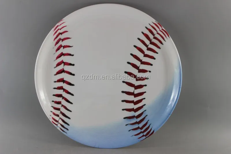 13" Melamine Tennis Dinner Plate Sports goods