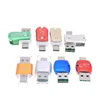 Memory sd card reader with usb type c otg adapter transfer of set