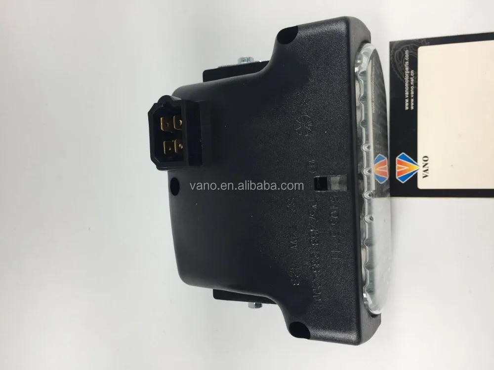 Black Simson motorcycle headlight with high vision