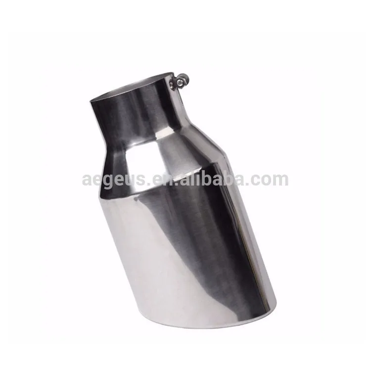 15 Diesel Exhaust Tip 5 ID 8 OD Rolled Slant 20/° Bolt On Exhaust Muffler Pipe