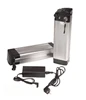 Customize Silver Fish Battery 24v 9ah With Charger And BMS Lithium ion Battery 24volt For Electric bicycles