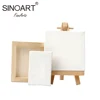 High Quality Art Painting Acrylic Small Easels Set Mini Stretched Canvas