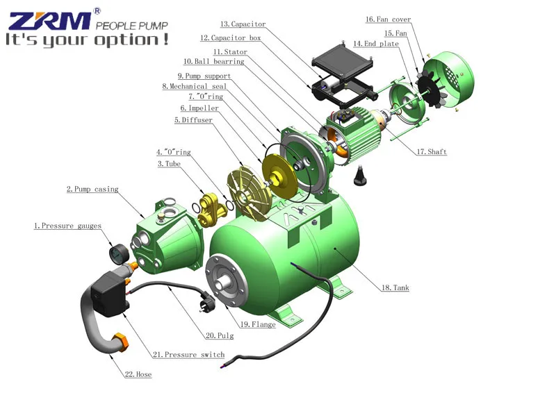 Booster Pump With Pressure Switch