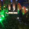 Outdoor garden landscape decorative Flower RGB solar fiber optic light