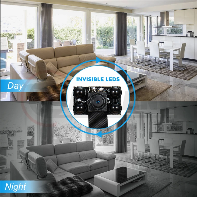 1080p infrared wifi Mini module Camera 4K Wireless ir IP Camera Video Security IR Night Vision