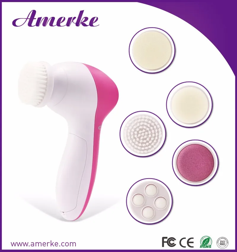 battery operated facial cleansing brush