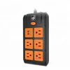 Multi-function socket outlet 6 gang 250v 10 amp 3 pin power adaptor