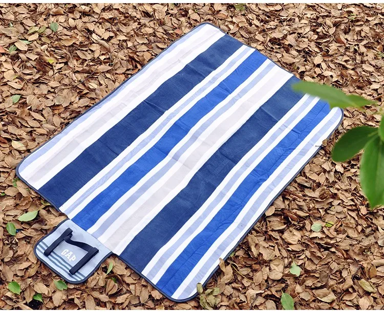 Roll Up Beach Sleeping Mat Blanket Folding Nylon Strap Outdoor Custom