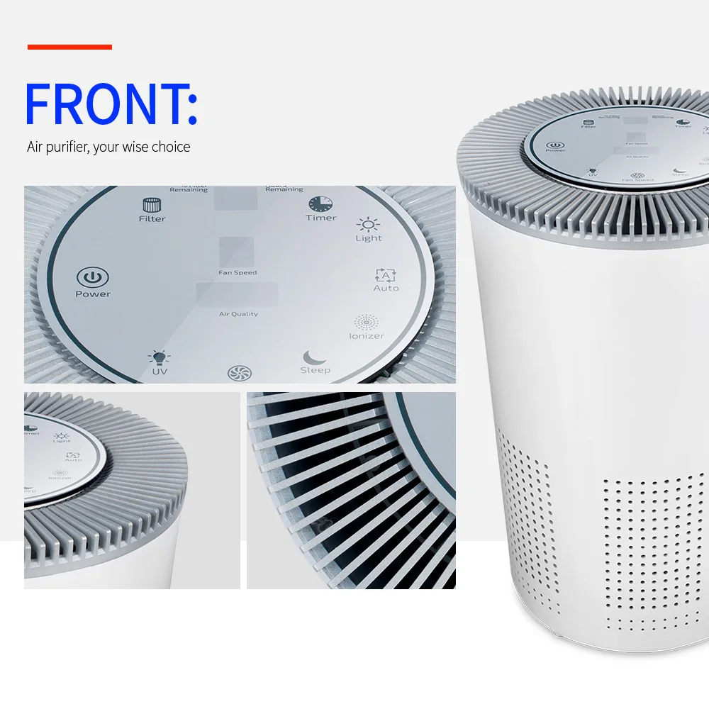 160 Cadr Air Purifier Pm2.5 Sensor Air Purifiers Home Air Purifier With