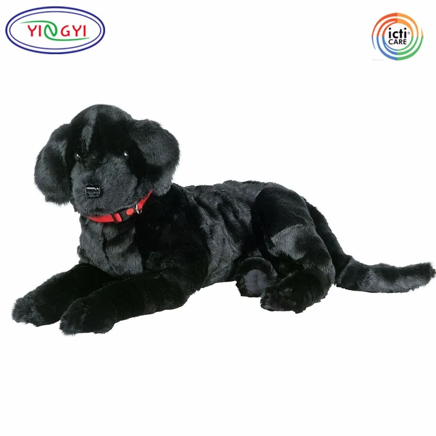 large black lab stuffed animal