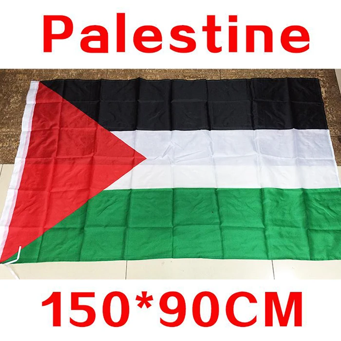 Palestinian Banner Large 150x90cm Polyester Italian Flag From Gaza