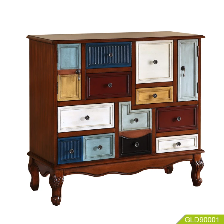 Multi-functional Storage Cabinet With 9 Drawers And 2 ...