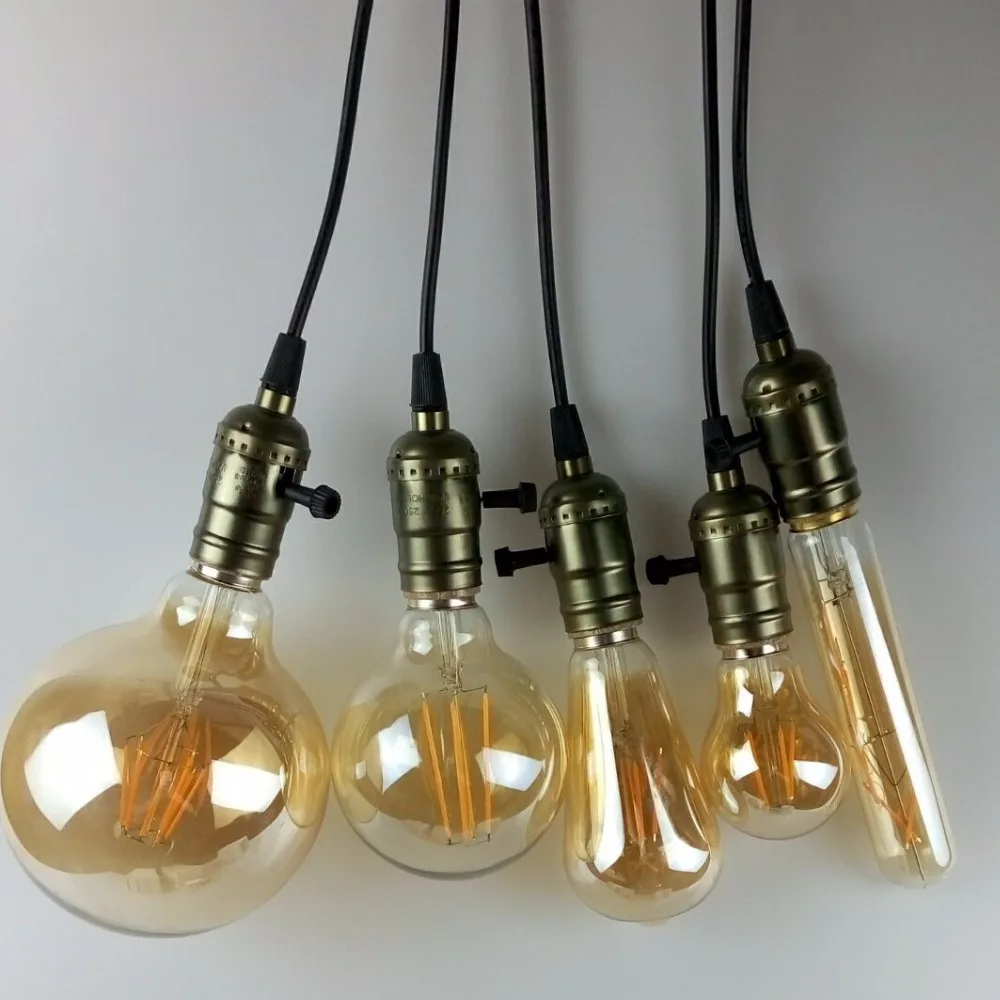 E26 E27 B22 LED Dimmable Vintage Edison Led Bulbs 2W 4W 6W 8W Antique Style Edison Light Bulb 110V 220V LED Filament Light Lamp