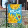 Christmas Halloween Welcome Autumn Fall Garden Flag Banner Party Decor 30*45cm free design