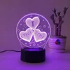 Visual Light Effect 7 Colors Changes Night Light (I LOVE YOU) USB Led Lamp As Creative Valentine'S Day Gifts