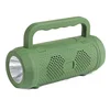 2019 New Portable Outdoor Mini Wireless Speaker with Mic Torch FM Radio USB Professional Powered Smart Car Speaker Box System