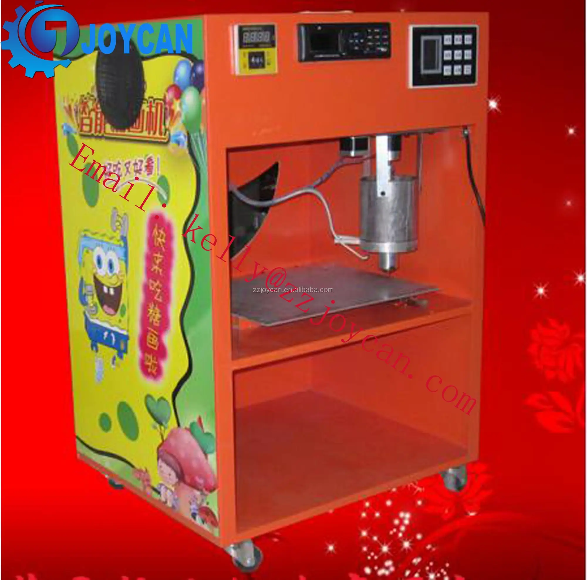 Commercial Sugar Drawing Machine Candy Crane Machine Cotton Candy
