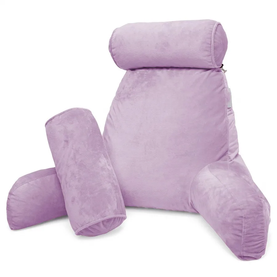 Pp Cotton Tv Support Bed Backrest Pillow With Arms Memory Foam
