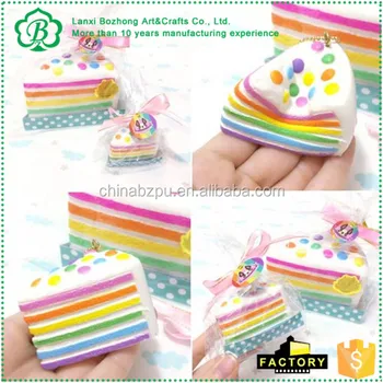 Kawaii Squishy  Slow Rising Mini Rainbow  Cake  Squishy  Buy 