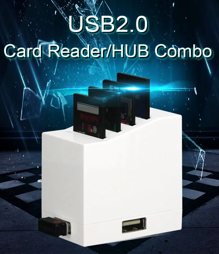Gallop 4 ports SD Card Reader/Writer support Read/Write four sd cards at one time - ANKUX.COM