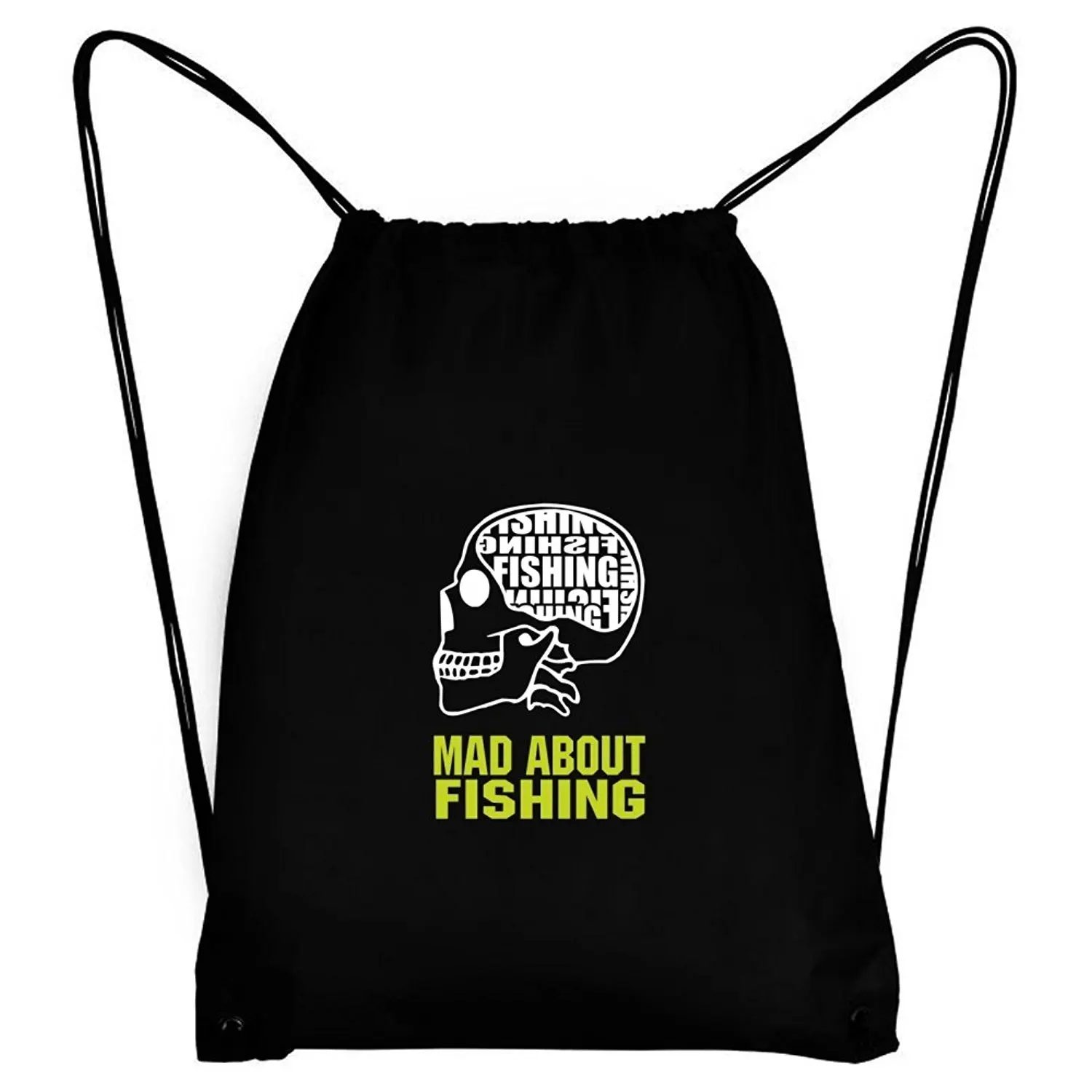 Teeburon MAD ABOUT Fishing SKULL Sport Bag