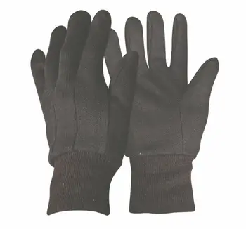 brown cotton gloves