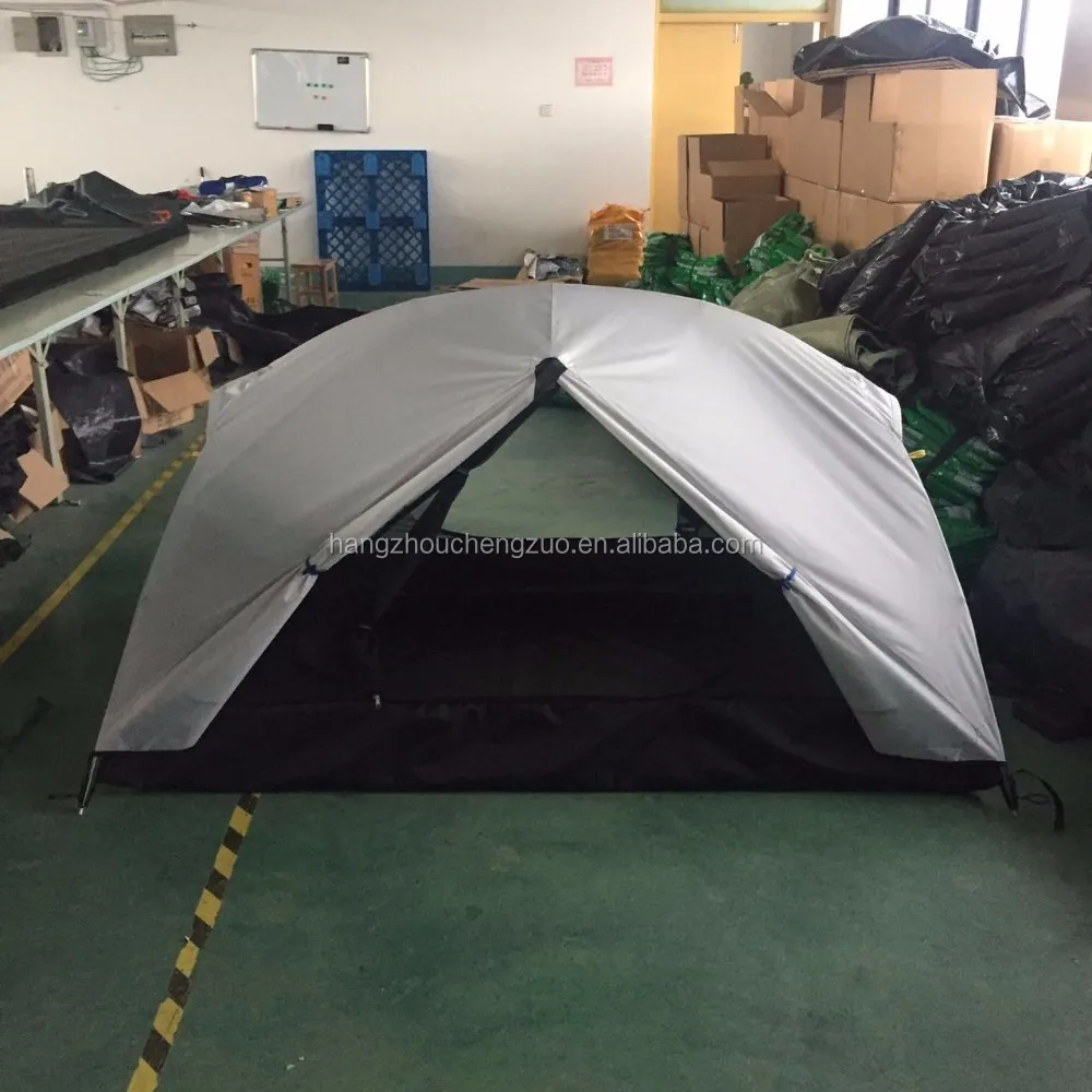 High-end Ultralight Aviation Aluminum Pole Double Layers 2-3 Person Waterproof Backpacking Tent, TXZ-015B Ripstop Camping Tent