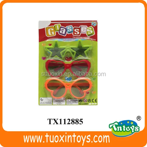 plastic play glasses