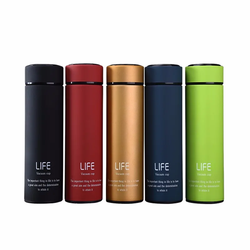 Custom Logo Thermos Vacuum Termos Flask Drink Bottle With Tea Filter