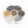 XULIN Stainless Steel Black Oval Jump Rings in Jewelry Finding