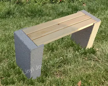 Hot Sale Granite Wooden Garden Bench Outdoor Furniture Garden